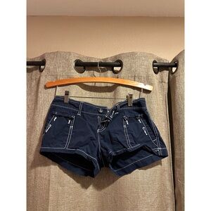 GOOD CONDITION Women's Mossimo Supply Co. Navy Cargo Shorts